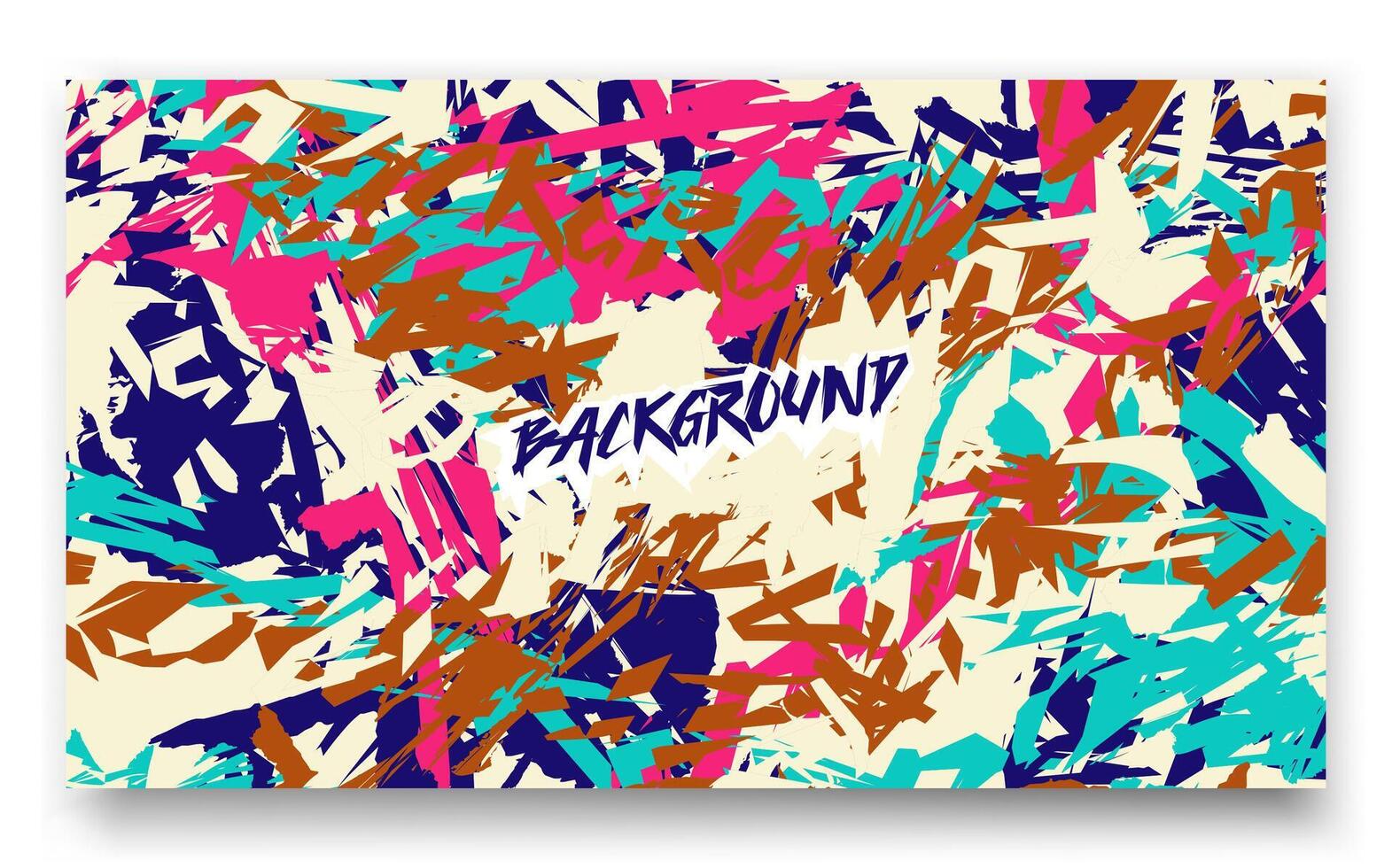 a colorful abstract painting with the wordkaruni vector