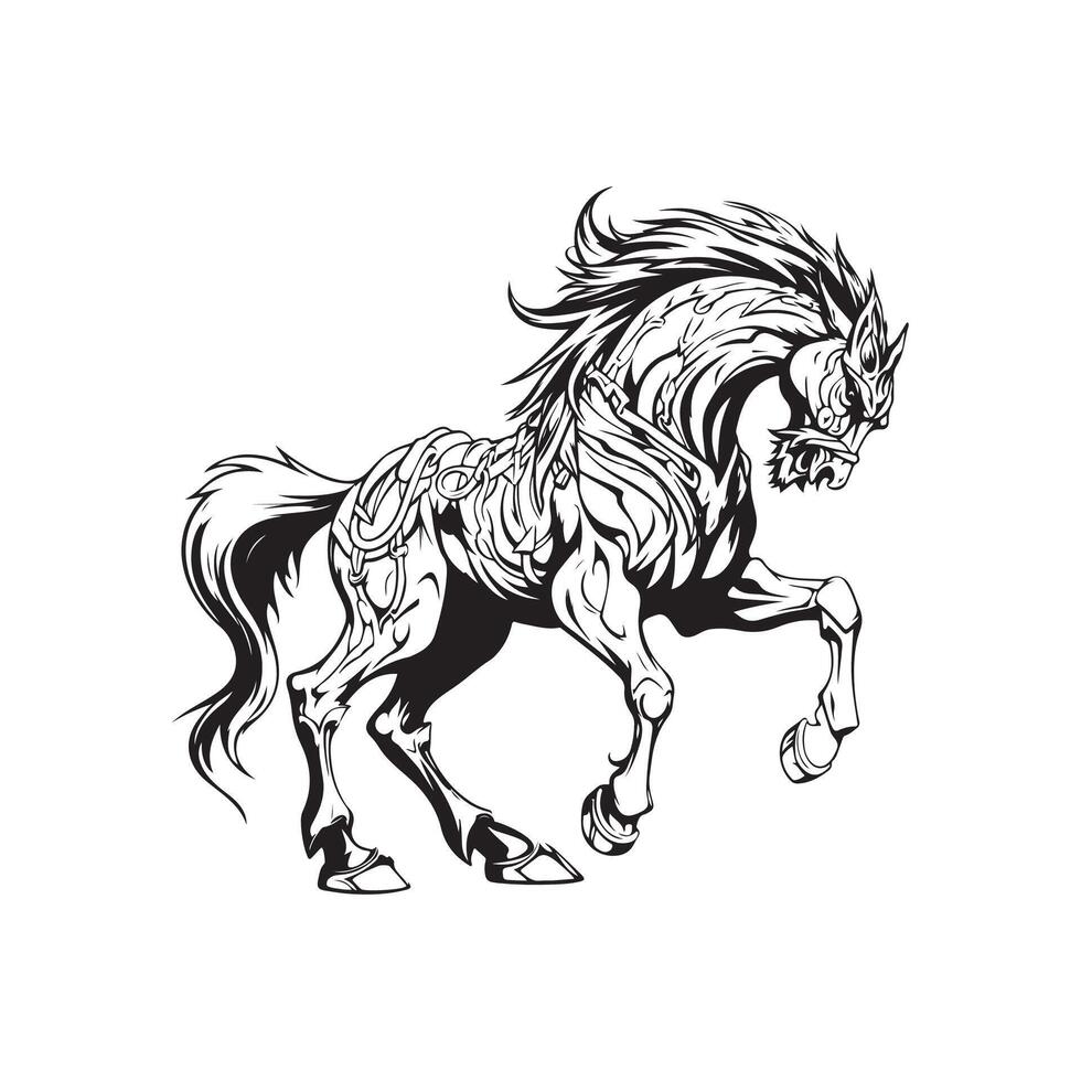 Horse illustration Vector