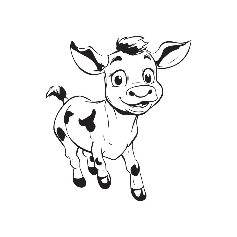 Cow Cartoon Vector Images