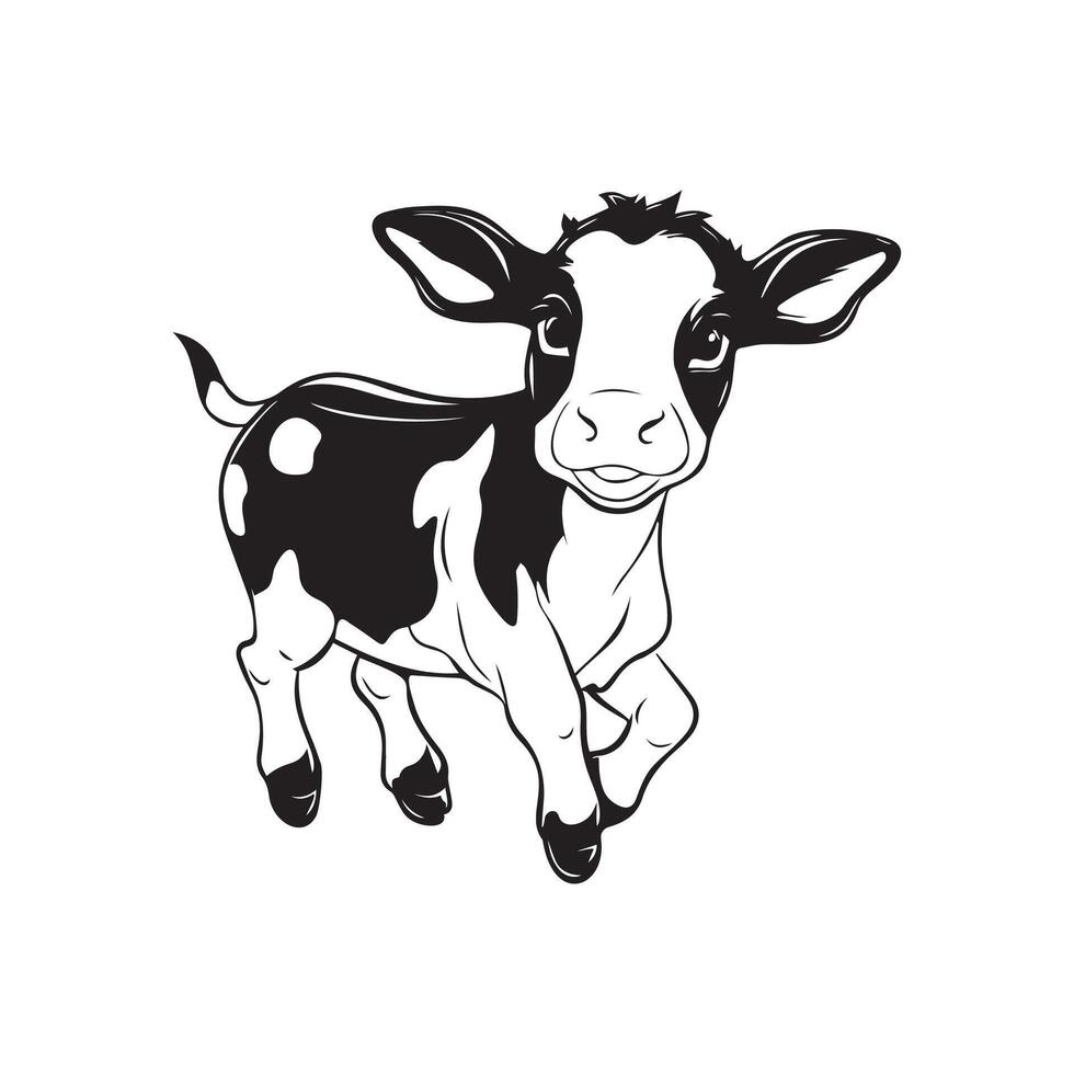 Cow Cartoon Vector Images
