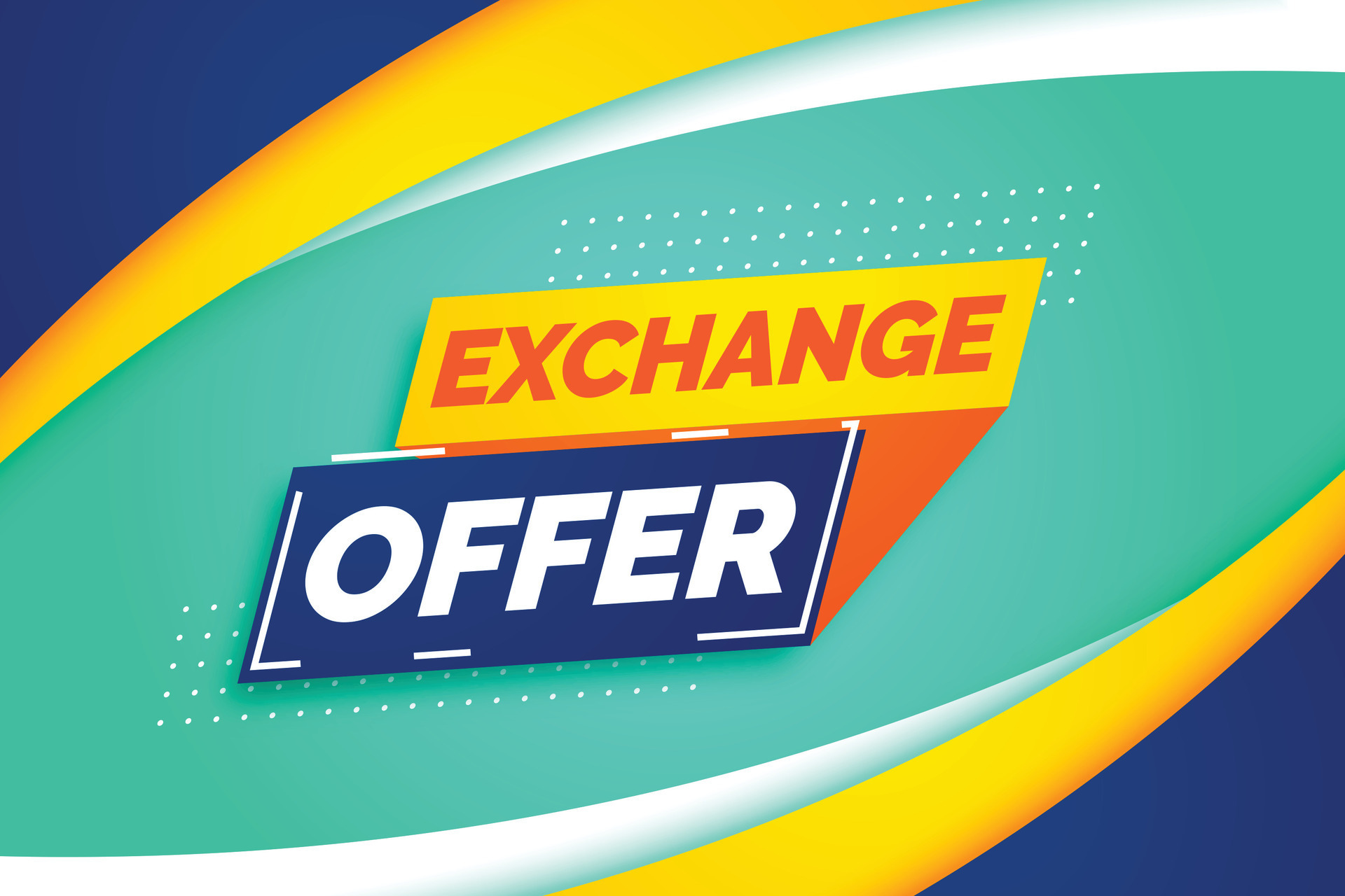 modern exchange offer background design 37746994 Vector Art at Vecteezy