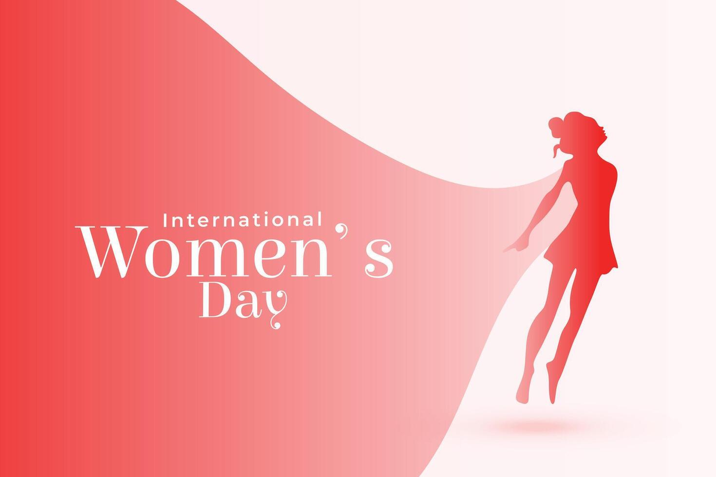 celebrate international women's day event for female power and freedom vector