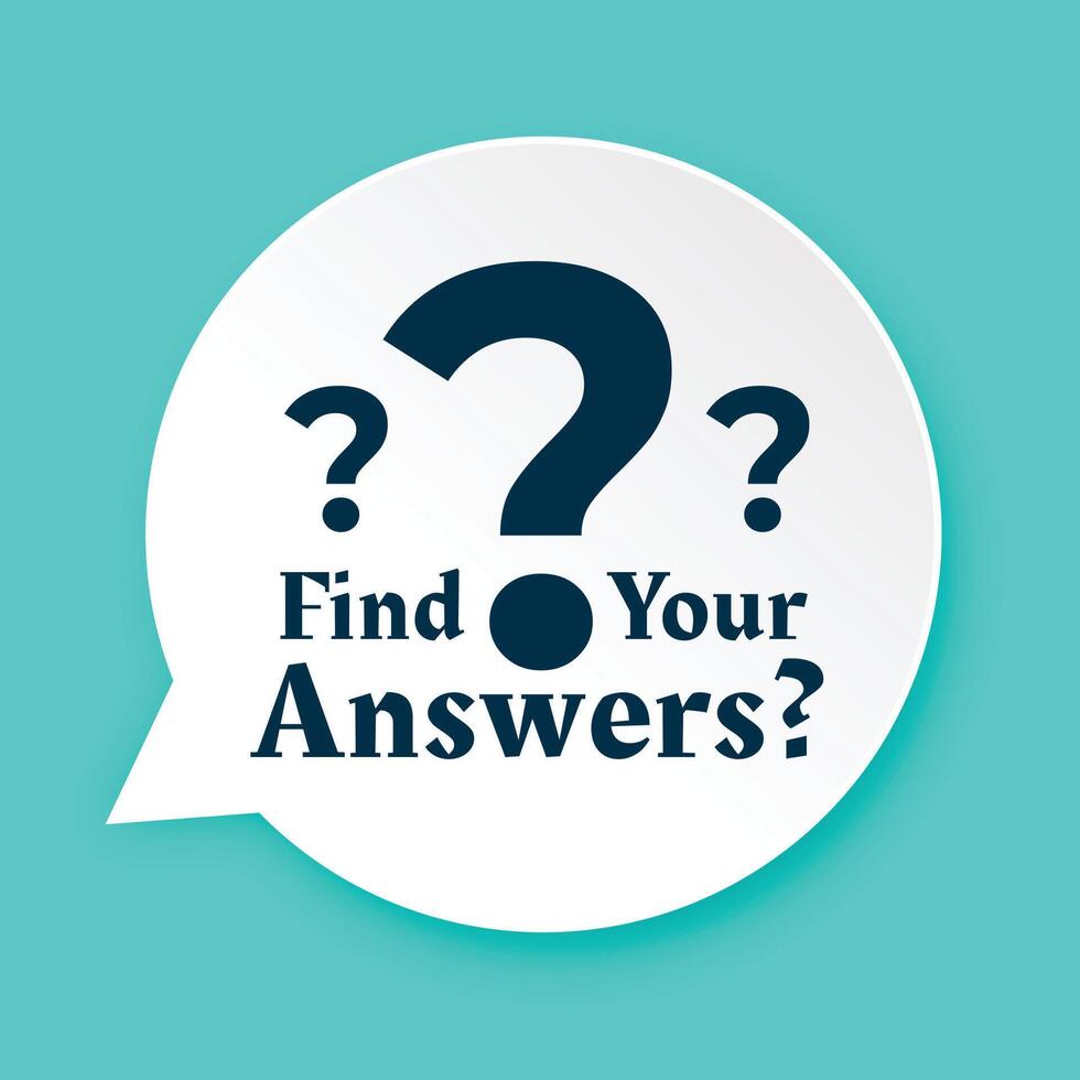 FAQS and queries a question mark background for social talk vector