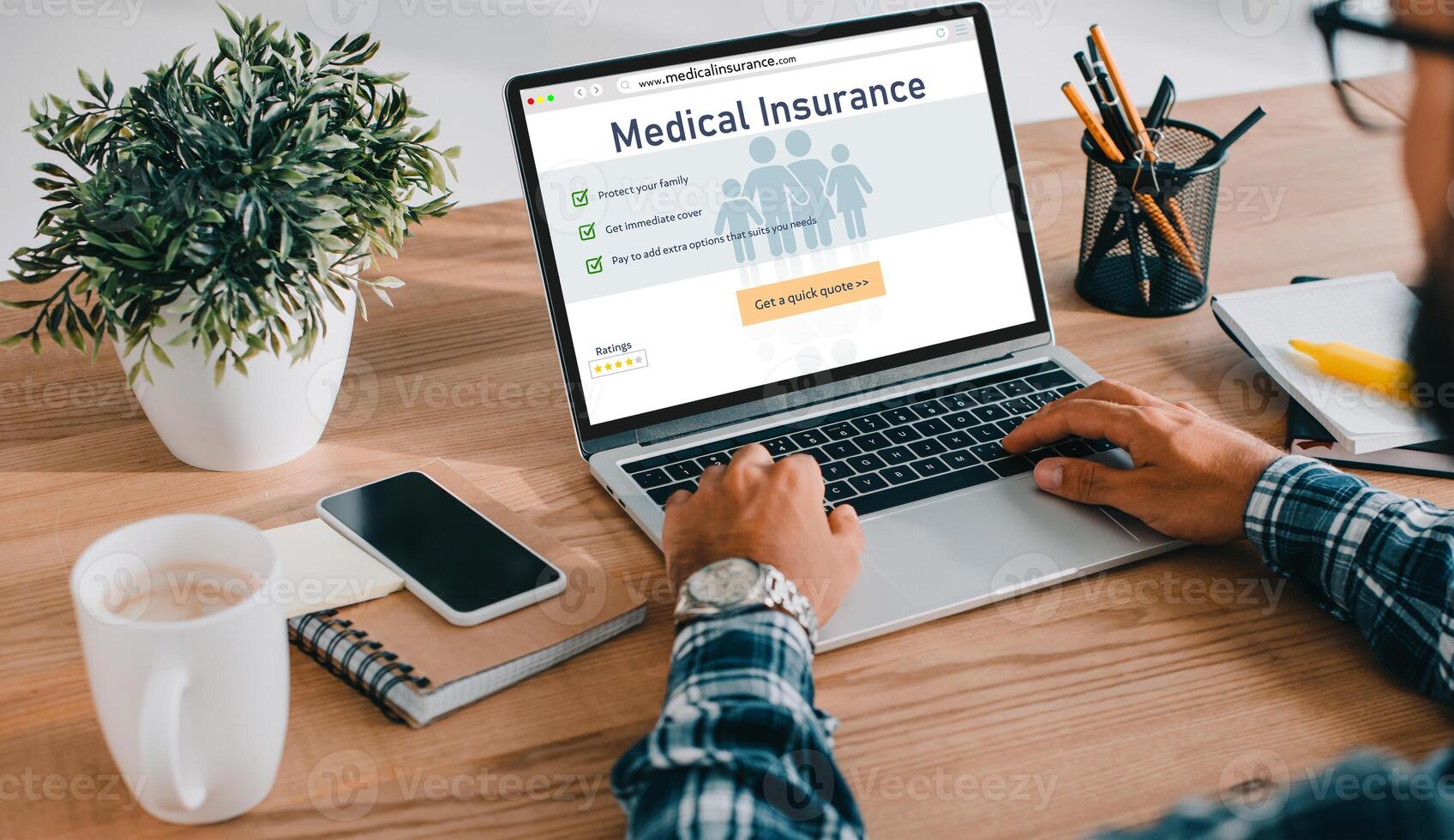 Insurance Coverage Mix Reimbursement Protection Concept photo