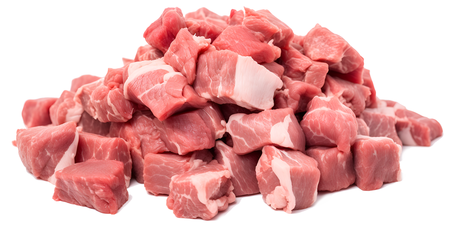 AI generated Chopped lamb meat on transparent background png