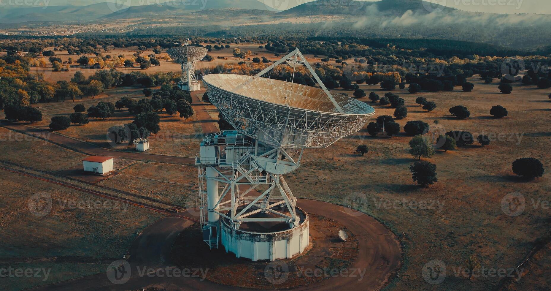 Owens Valley Desert Observatory Radar Dishes Deep Space Telescope photo