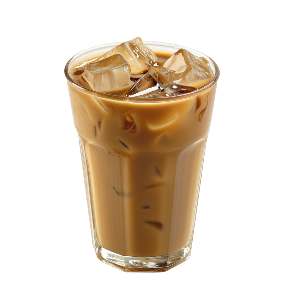 AI generated Iced coffee Isolated png