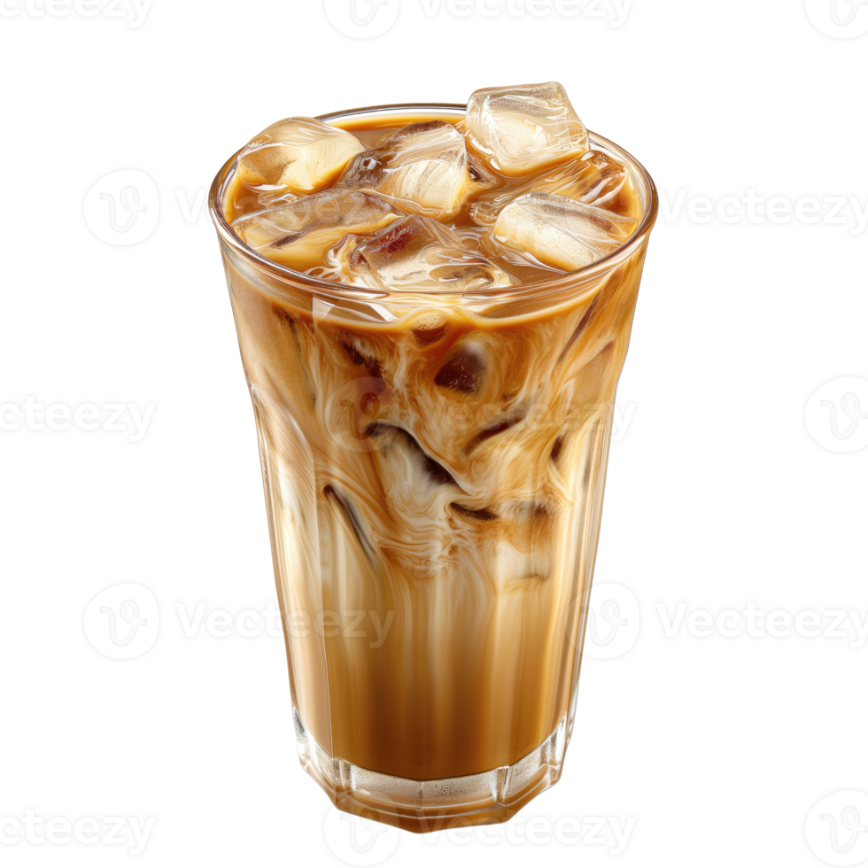 AI generated Iced coffee Isolated png