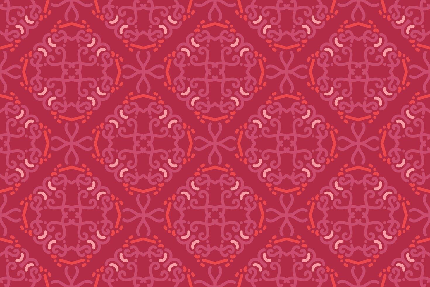pink seamless pattern background with vintage style. suitable for textile, tile, wall decor, background, banner vector