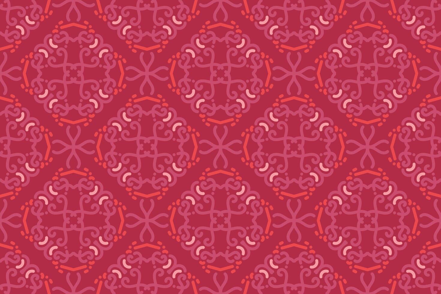 rosado sin costura modelo antecedentes con Clásico estilo. adecuado para textil, teja, pared decoración, fondo, bandera vector