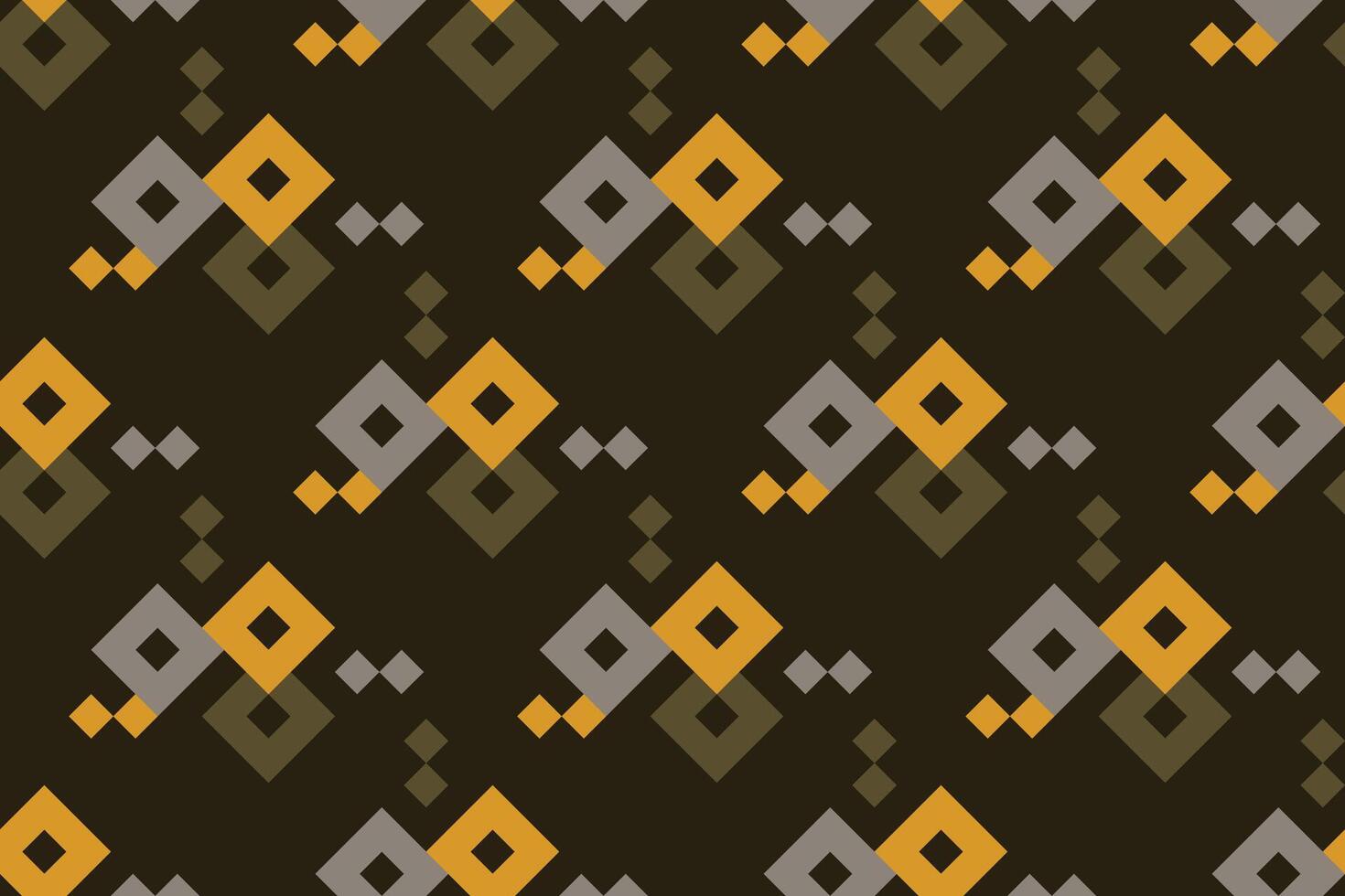 geometric seamless pattern background with vintage green, black and yellow color vector