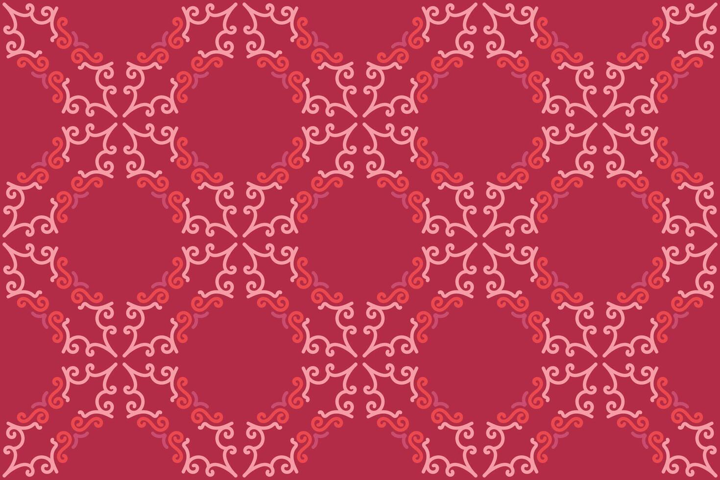 pink seamless pattern background with vintage style. suitable for textile, tile, wall decor, background, banner vector