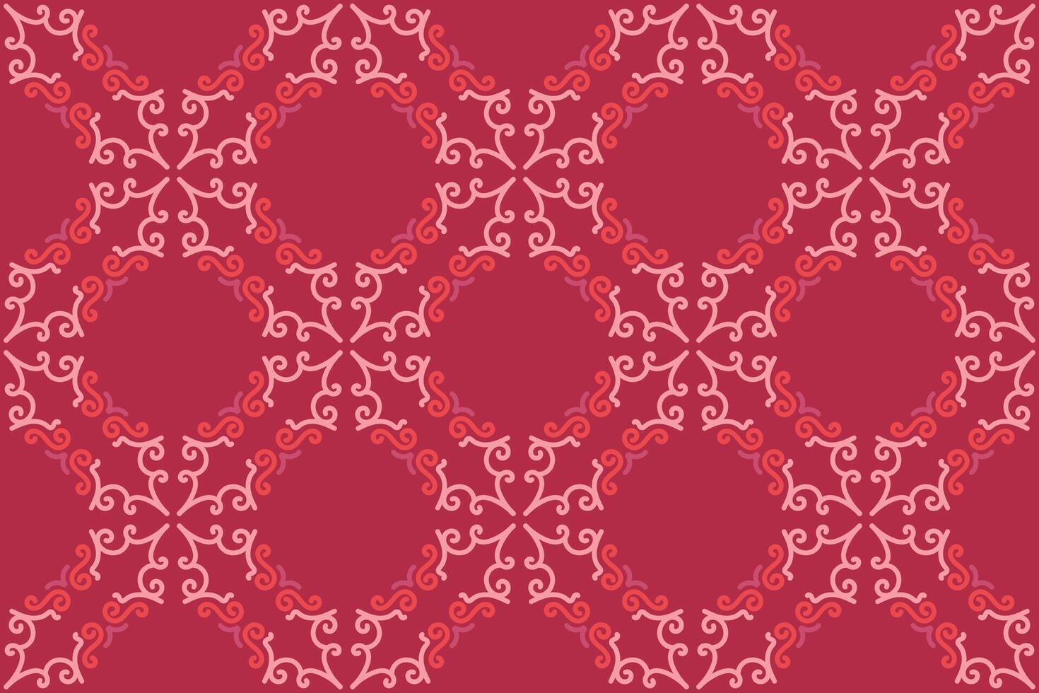 pink seamless pattern background with vintage style. suitable for textile, tile, wall decor, background, banner vector