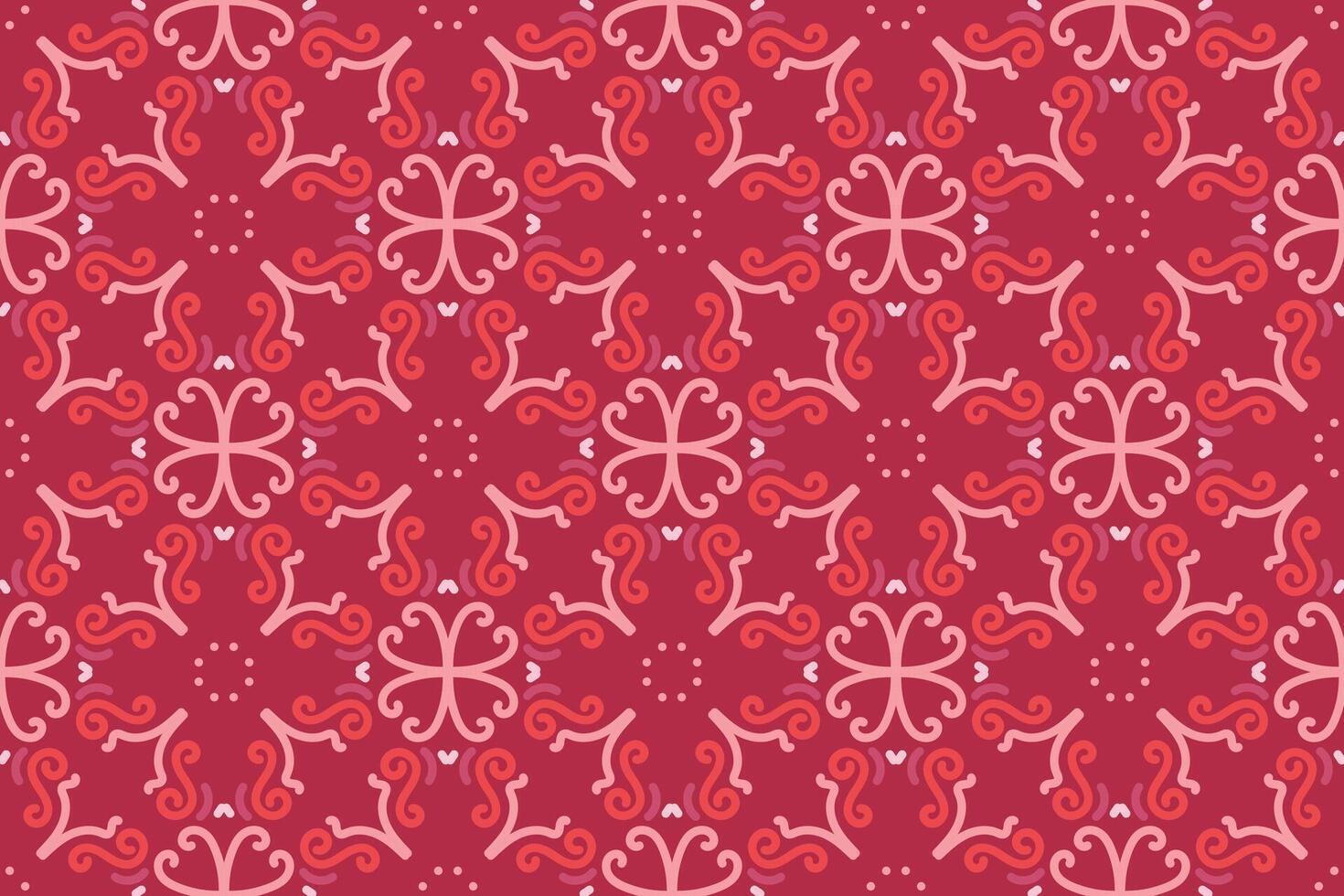 pink seamless pattern background with vintage style. suitable for textile, tile, wall decor, background, banner vector