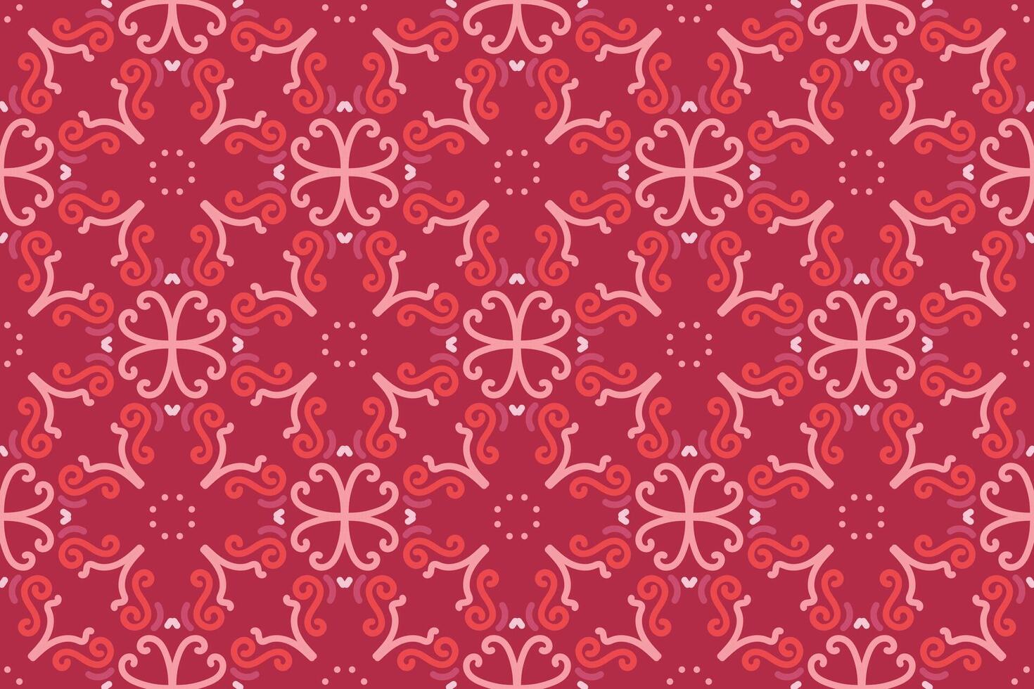 pink seamless pattern background with vintage style. suitable for textile, tile, wall decor, background, banner vector