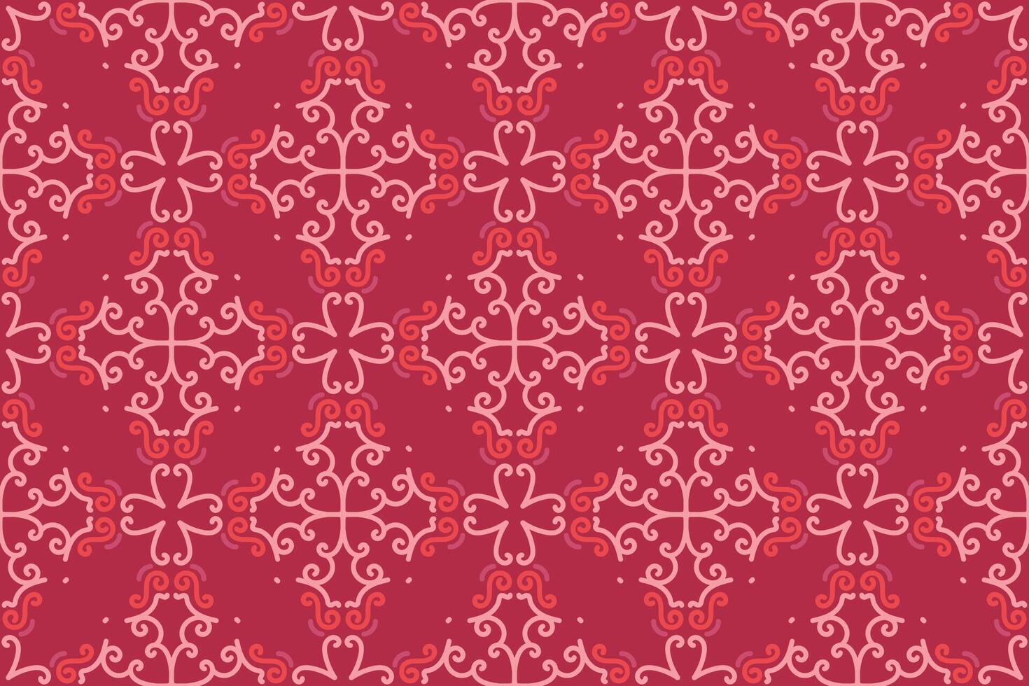 pink seamless pattern background with vintage style. suitable for textile, tile, wall decor, background, banner vector