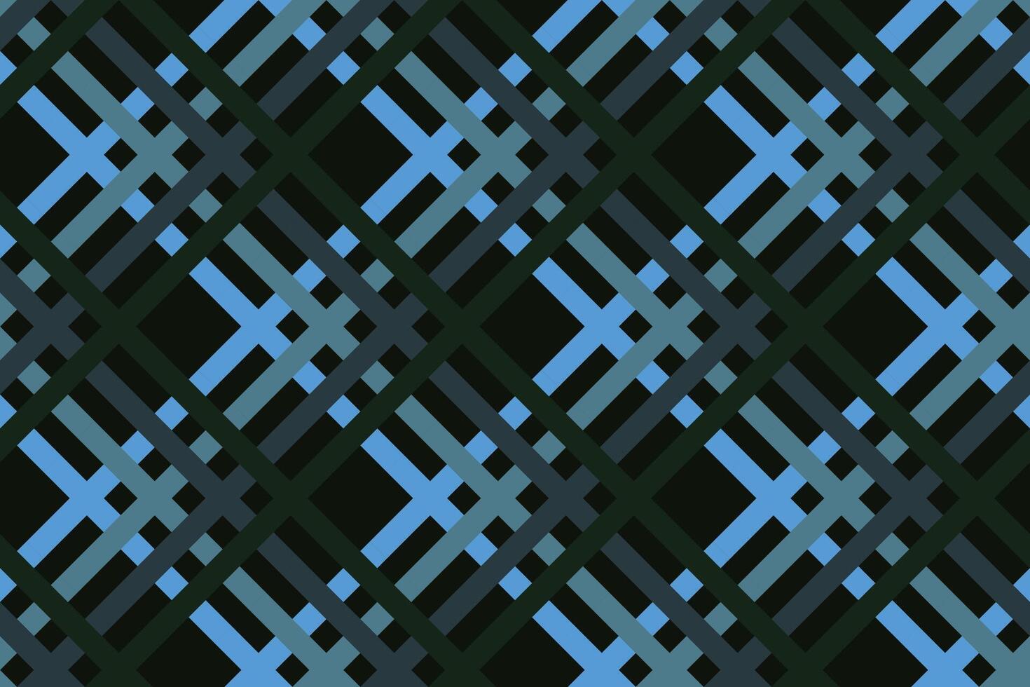 geometric seamless pattern background with black and blue color vector