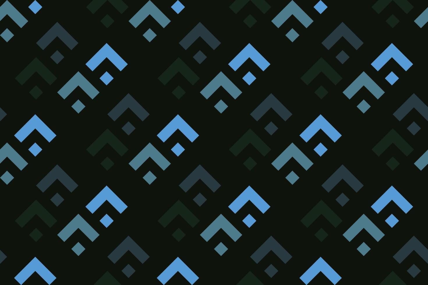 geometric seamless pattern background with black and blue color vector