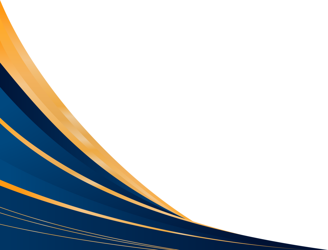 blue and gold gradient abstract border for business or certificate png