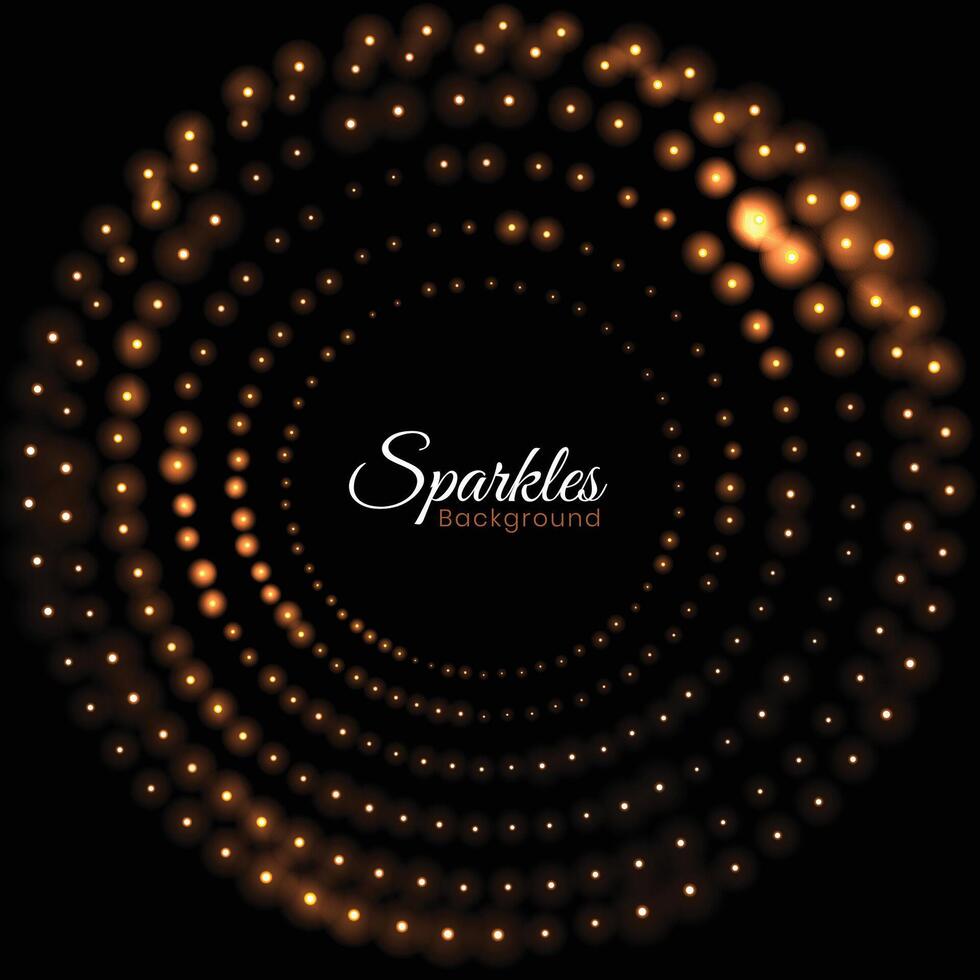 shiny sparkle dots circle pattern background vector