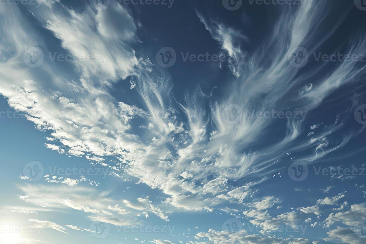 Clouds on sky photo