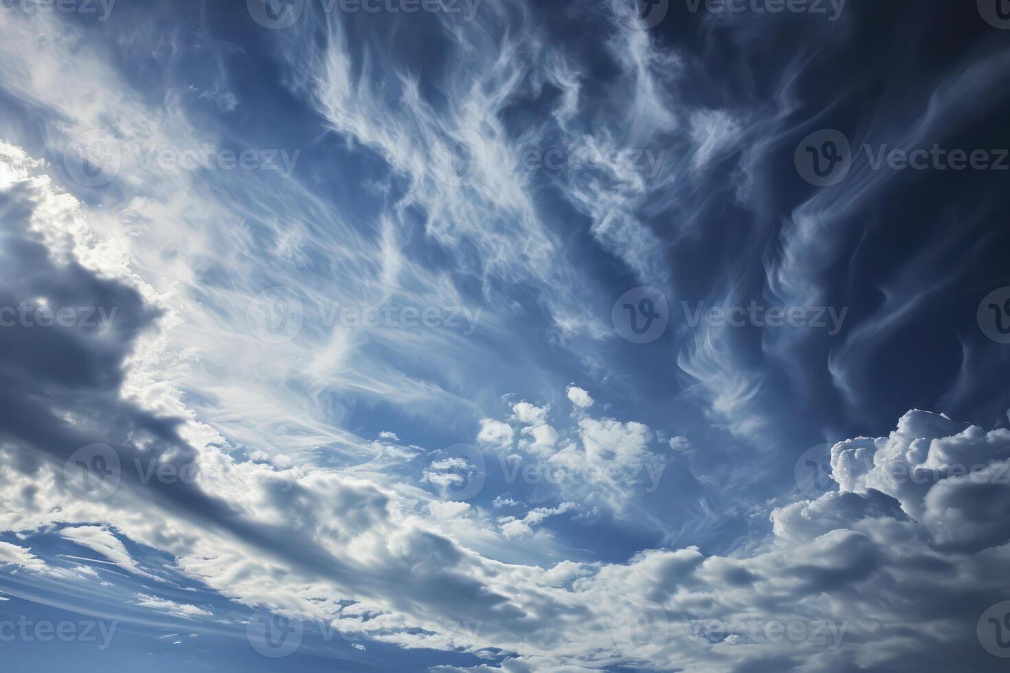 Clouds on sky photo