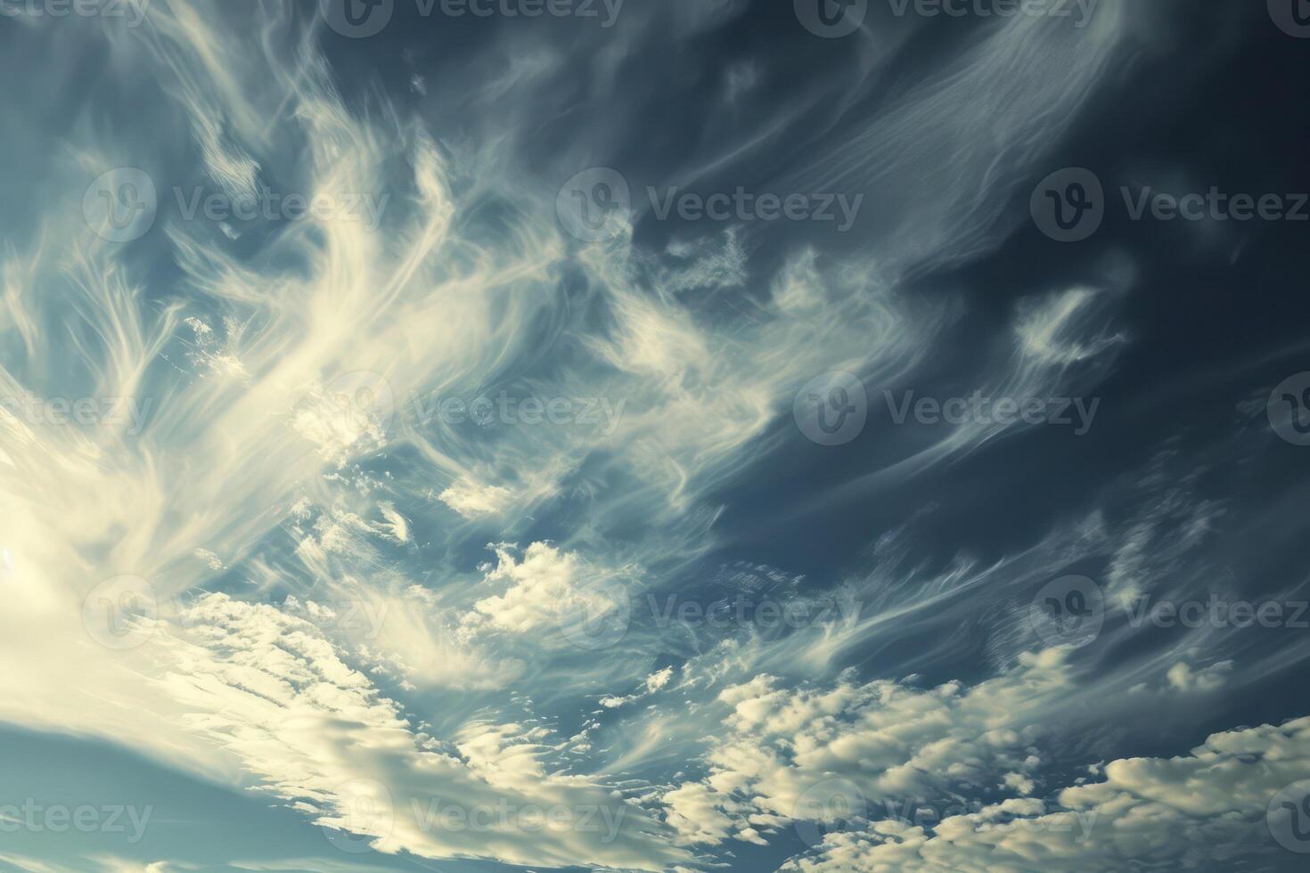 Clouds on sky photo