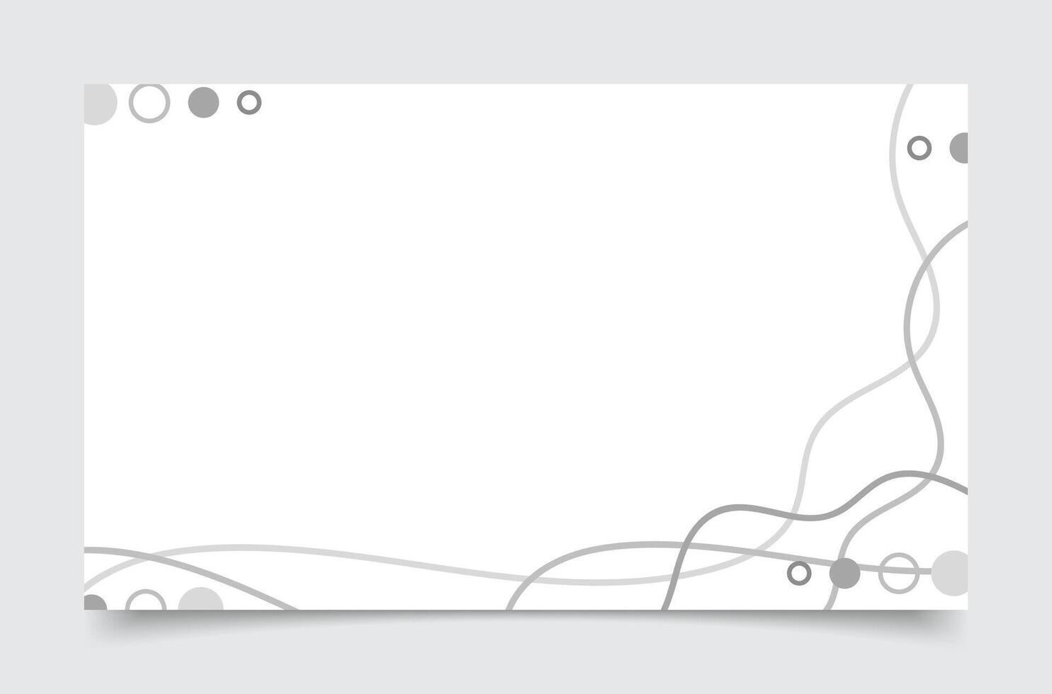 White Gray Minimalist Abstract Banner Background vector