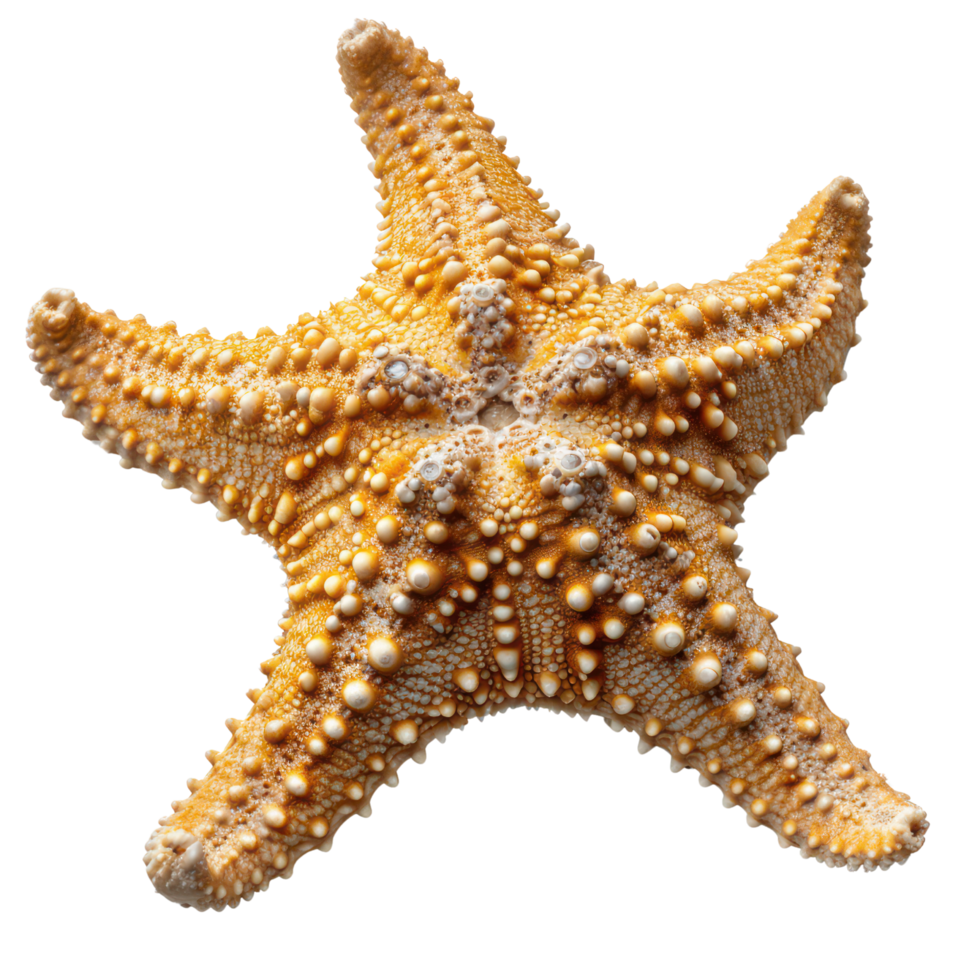 AI generated Coral stars on transparent background png