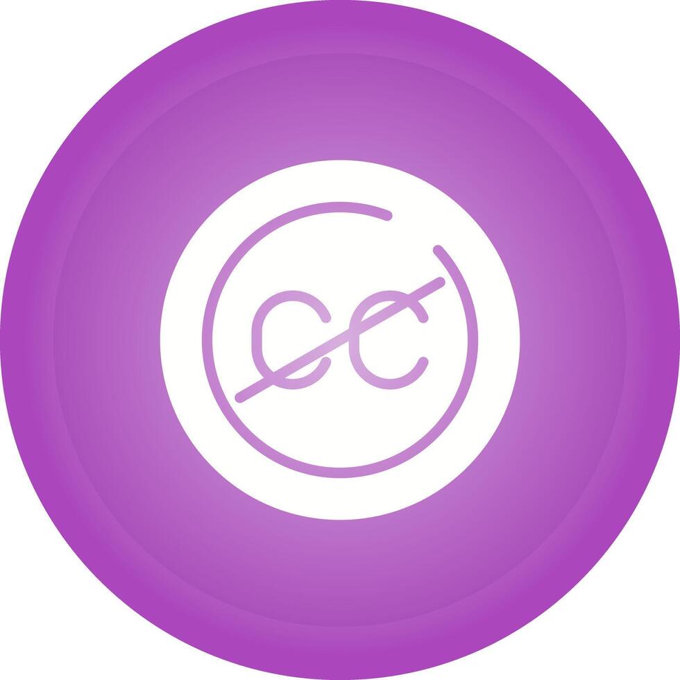 Closed Captions Circle Vector Icon