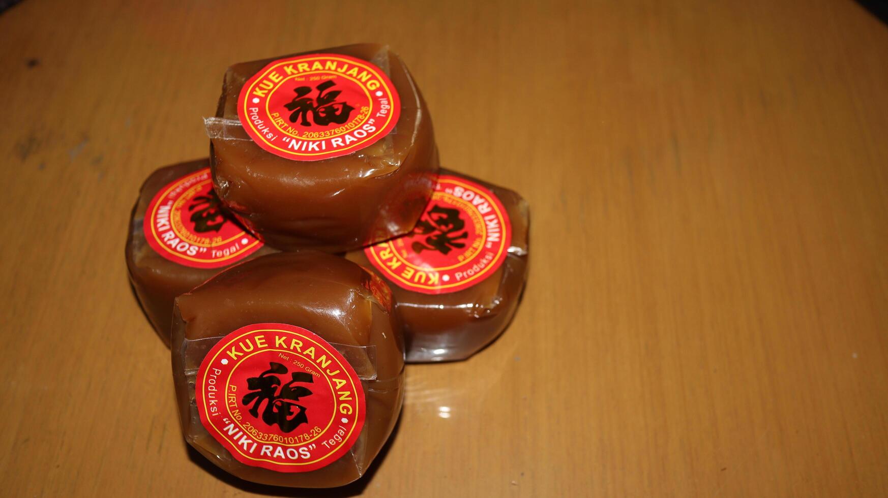 Traditional Chinese New Year Cake or called Kue Keranjang photo