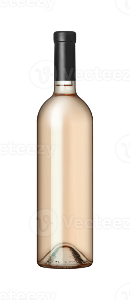 White wine bottle isolated on a transparent background png