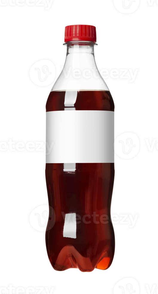 Cola plastic bottle Isolated on transparent background. png file