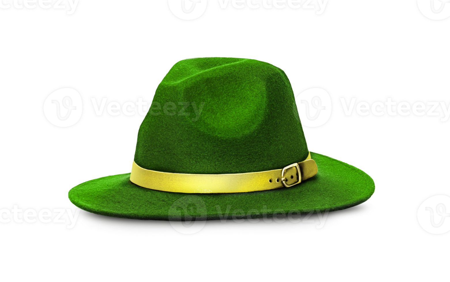 Green St. Patrick's Day hat isolated on a transparent background png