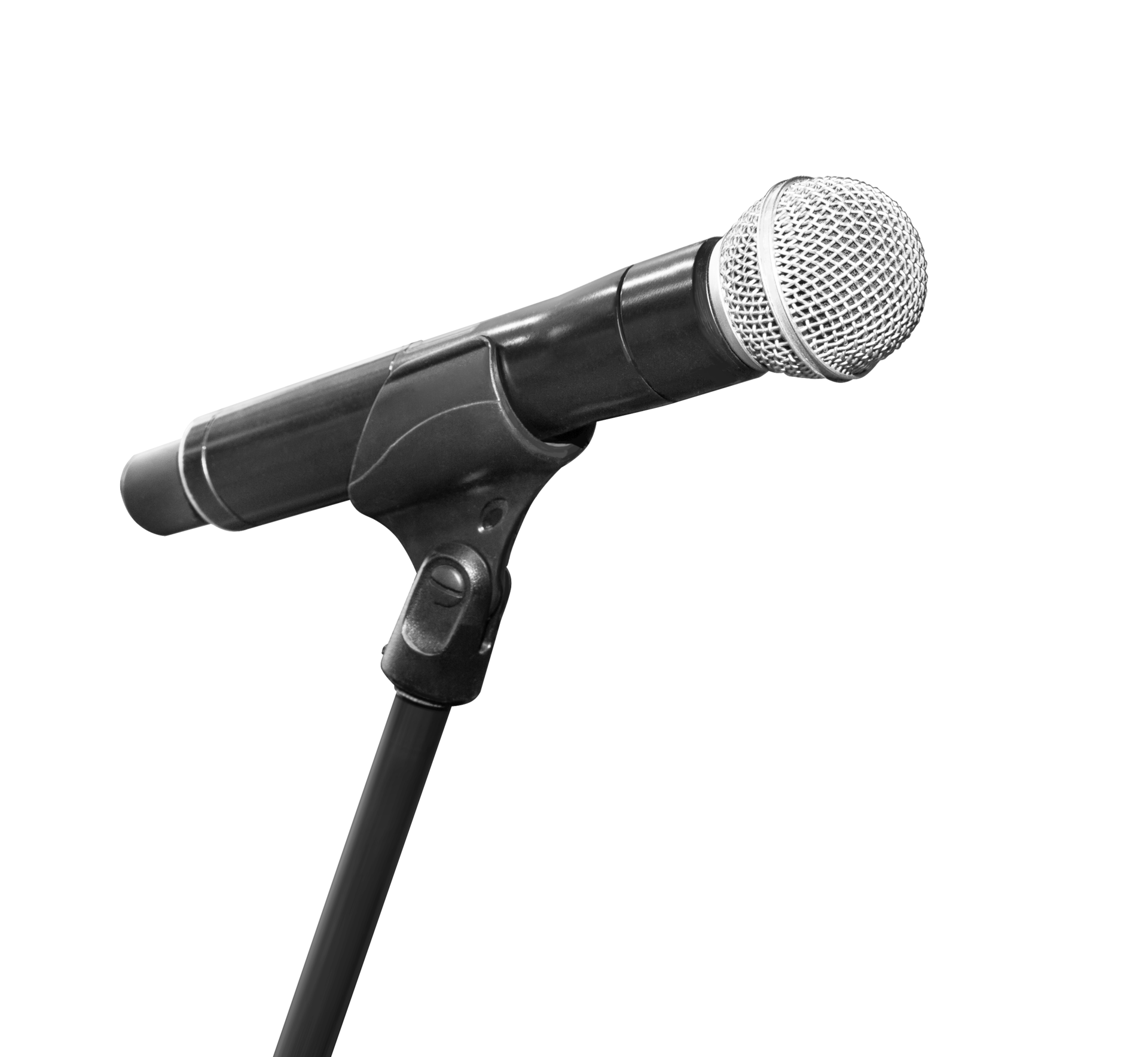Microphone on stand isolated on a transparent background 37751352 PNG