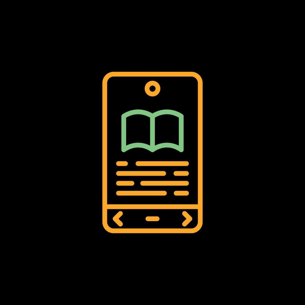 E book Reader Vector Icon