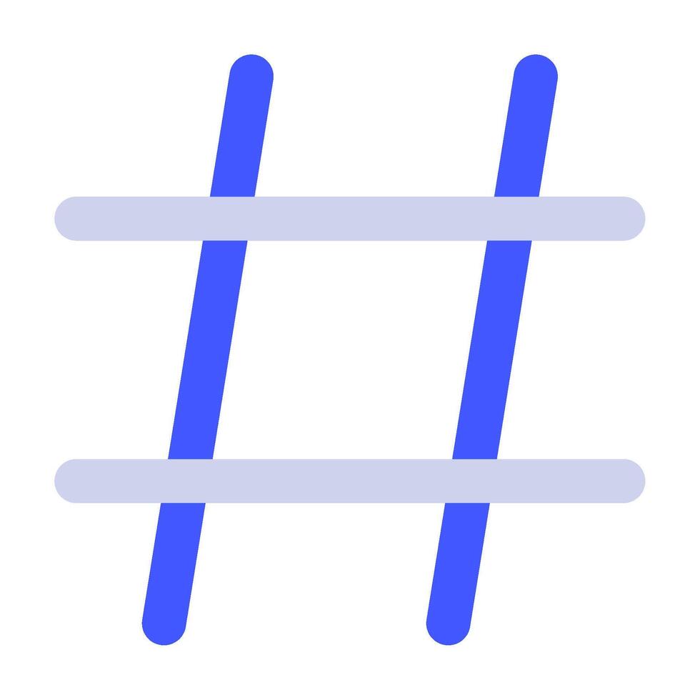 Hashtag Icon for web, app, uiux, infographic, etc vector