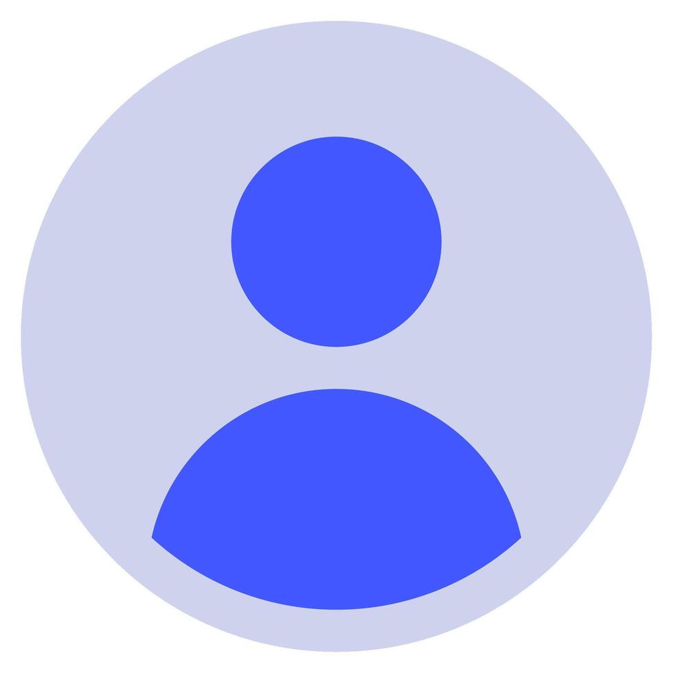 Avatar Icon for web, app, uiux, infographic, etc vector