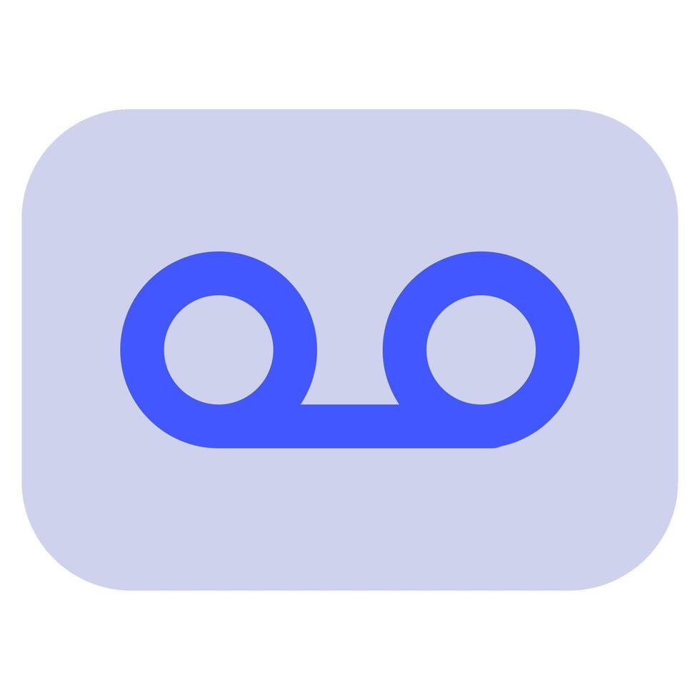 Voicemail Icon for web, app, uiux, infographic, etc vector