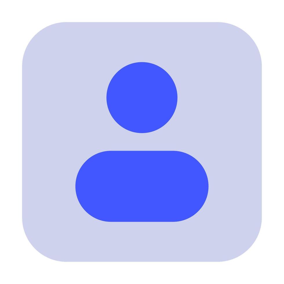 Profile Icon for web, app, uiux, infographic, etc vector