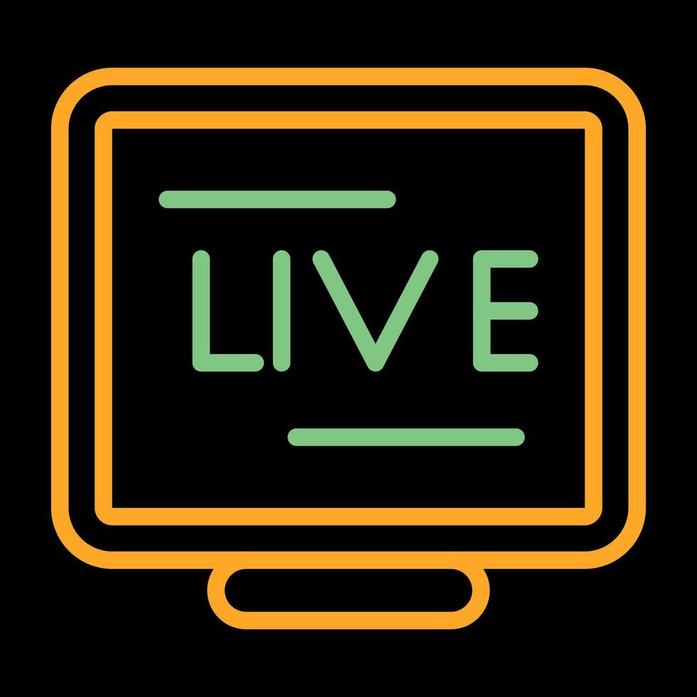 Live Stream Vector Icon