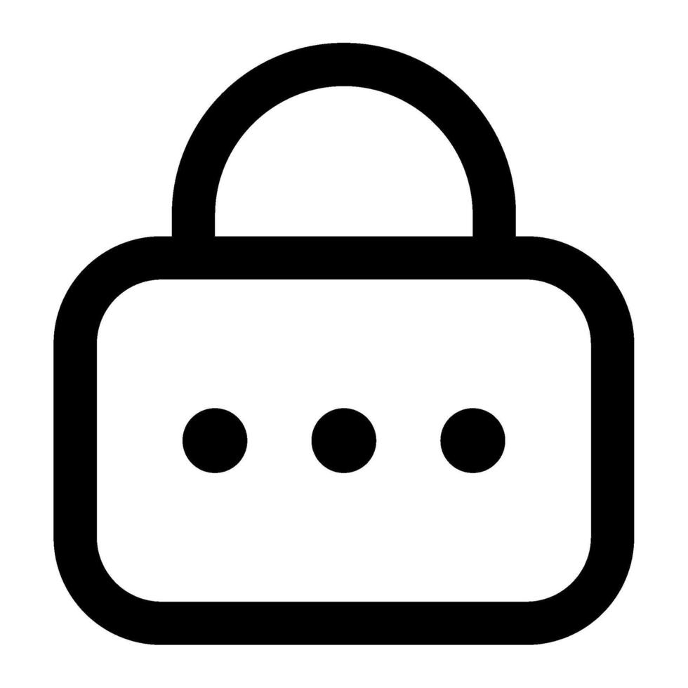 Password Icon for web, app, uiux, infographic, etc vector