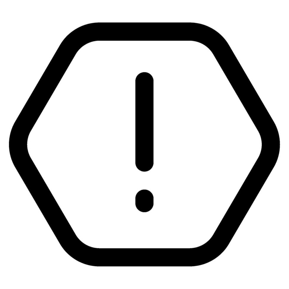 Alert Icon for web, app, uiux, infographic, etc vector