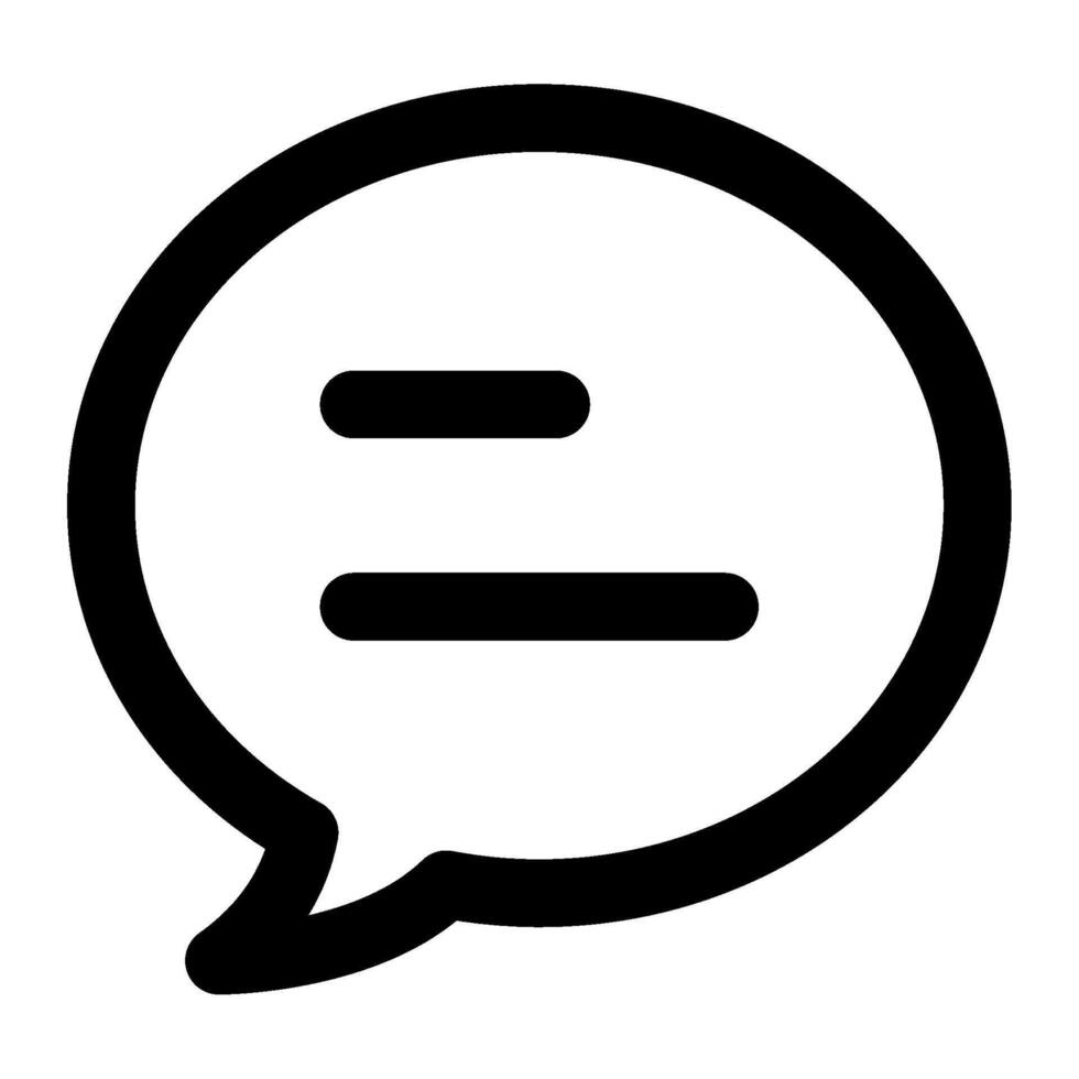 Speech Bubble Icon for web, app, uiux, infographic, etc vector