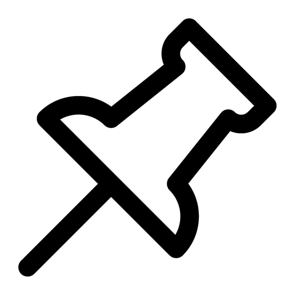 Pin Icon for web, app, uiux, infographic, etc vector