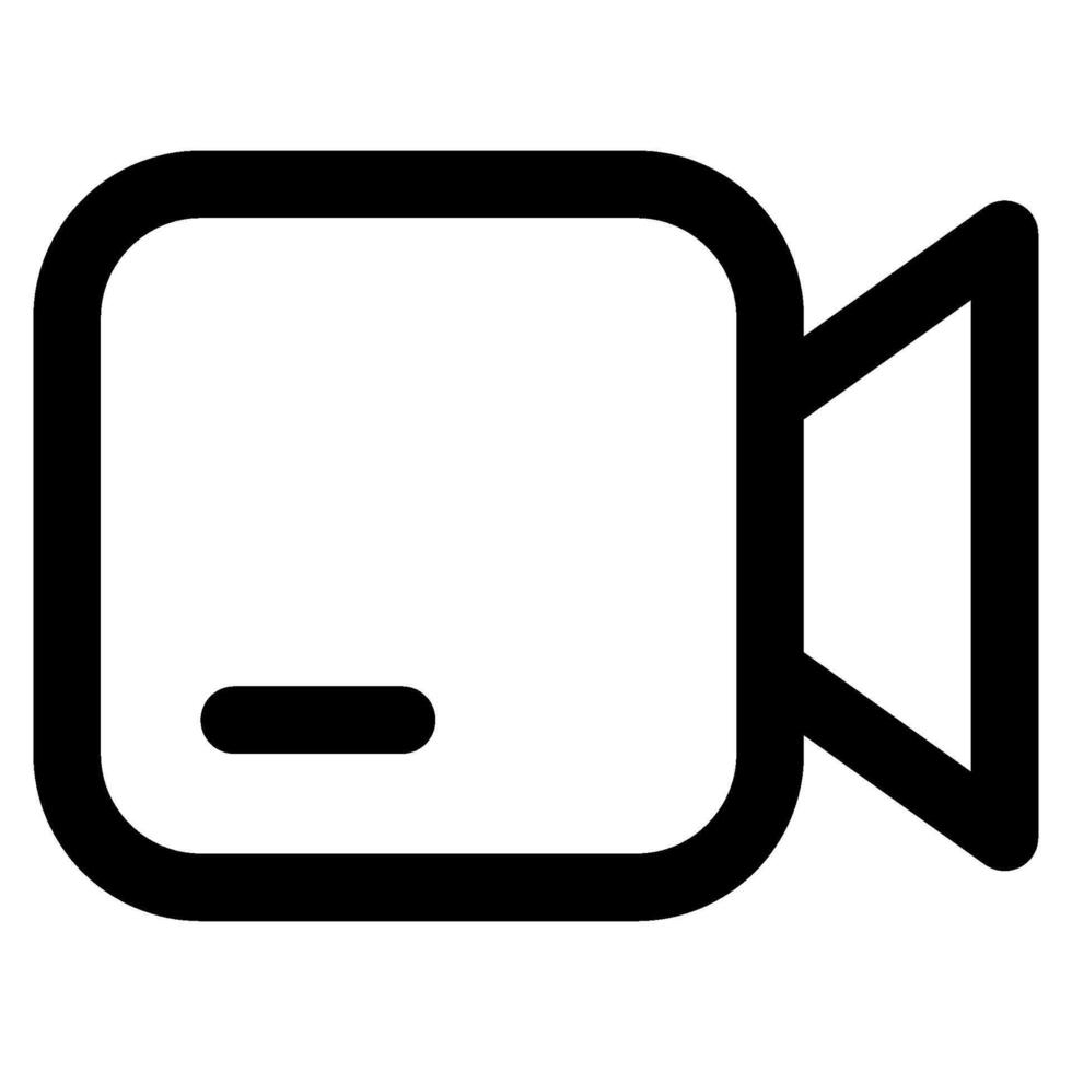 Video Call Icon for web, app, uiux, infographic, etc vector