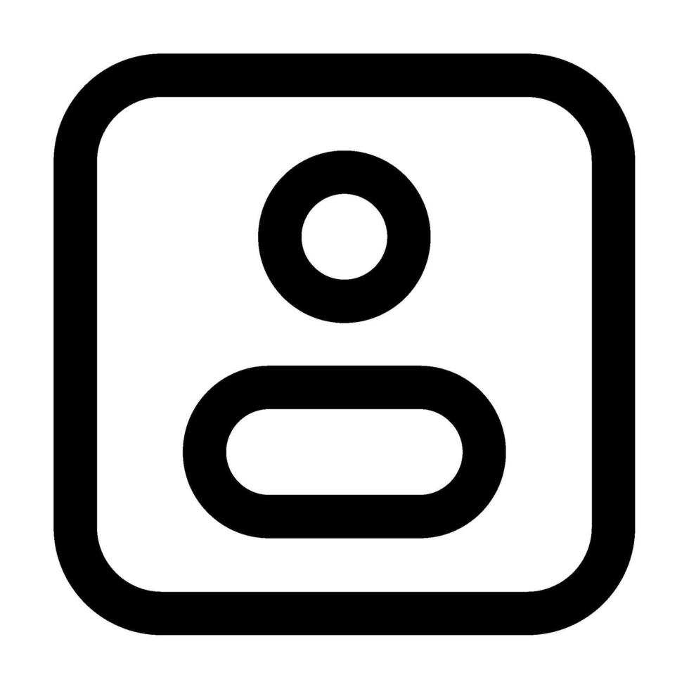 Profile Icon for web, app, uiux, infographic, etc vector