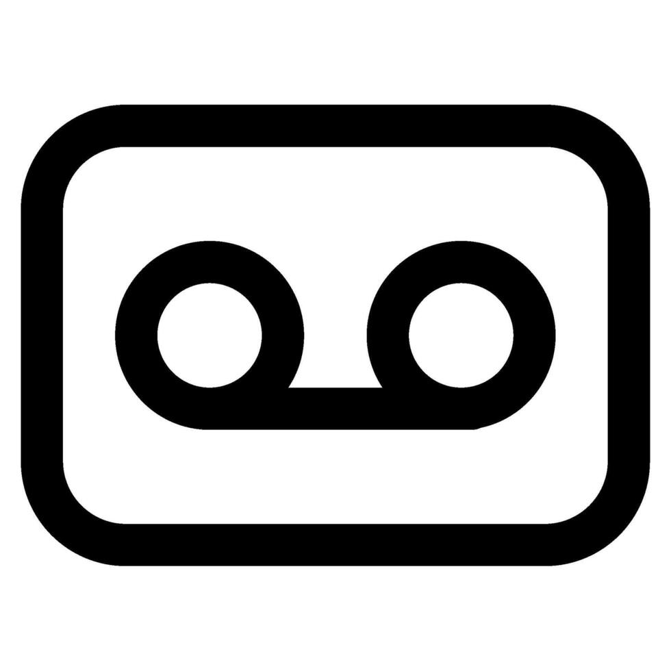 Voicemail Icon for web, app, uiux, infographic, etc vector