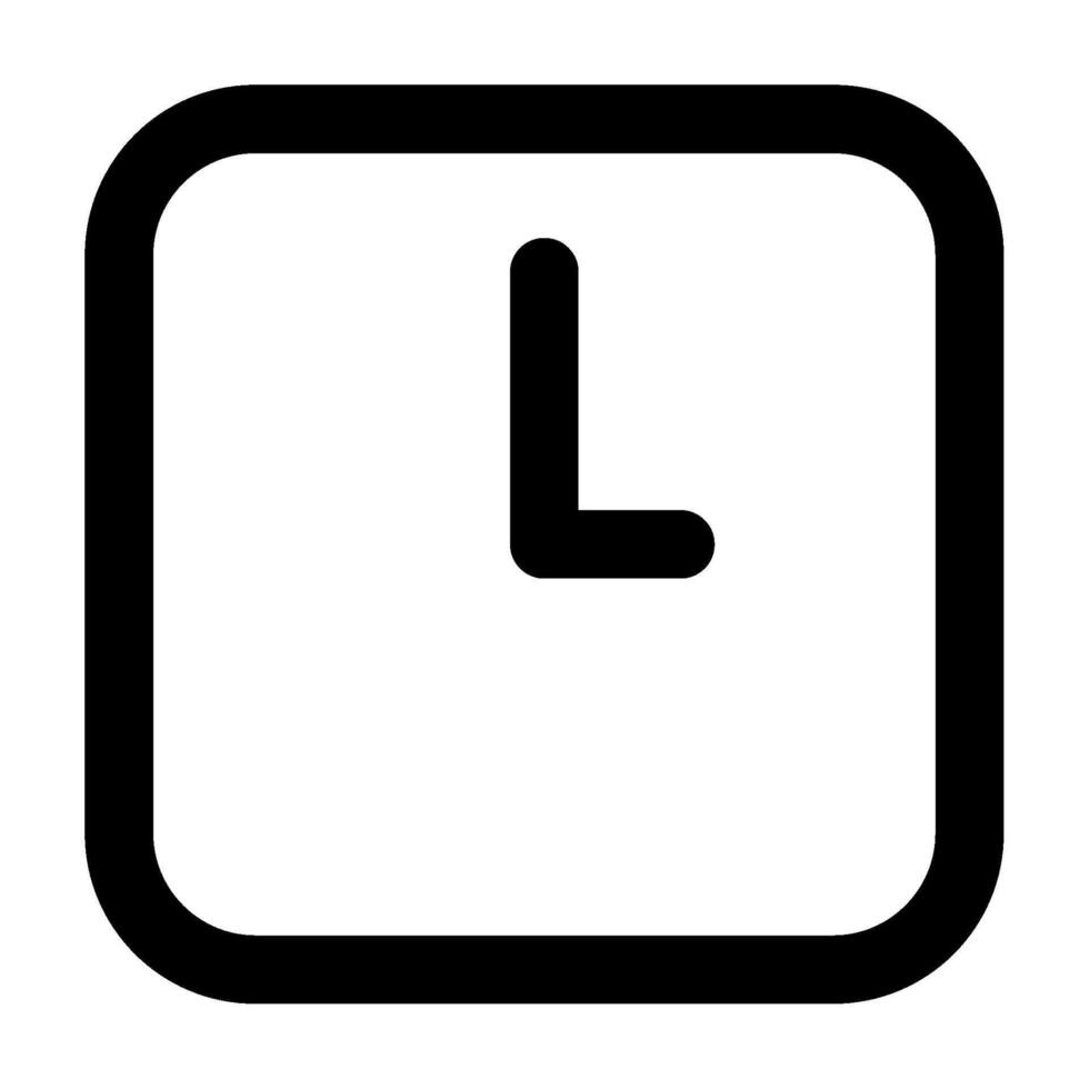 Clock Icon for web, app, uiux, infographic, etc vector