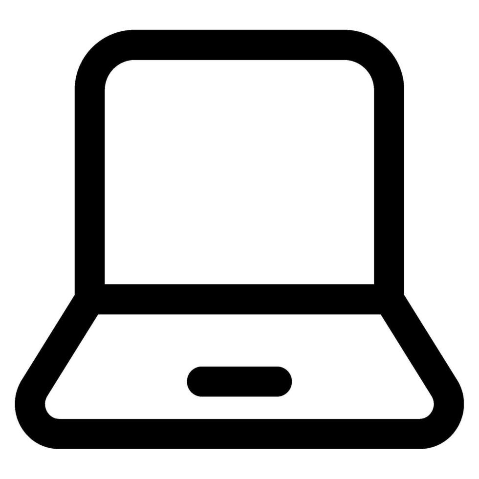 Laptop Icon for web, app, uiux, infographic, etc vector